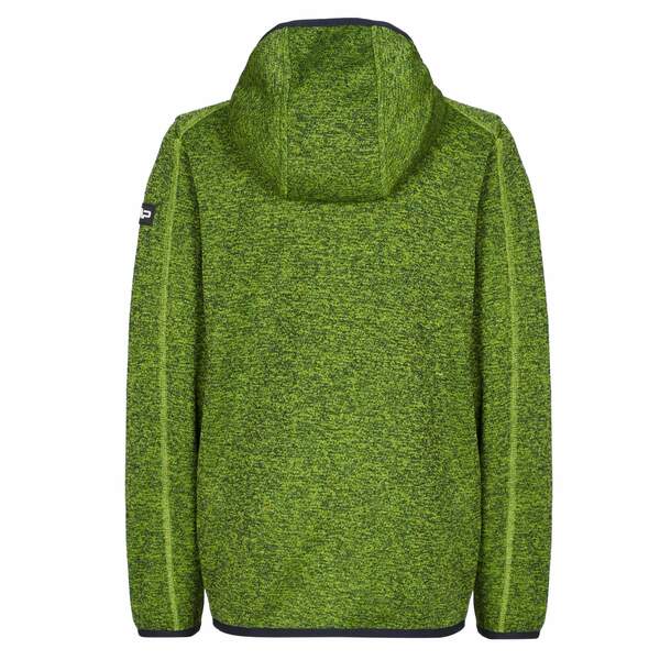 Bild 2 von CMP KID JACKET FIX HOOD Kinder Fleecejacke LIMEGREEN-B.BLUE
