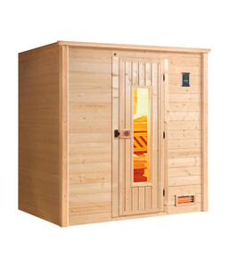 Weka Sauna Bergen mit Holztür