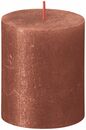 Bild 1 von Bolsius Stumpenkerze Rustik Shimmer Bernstein 8 cm