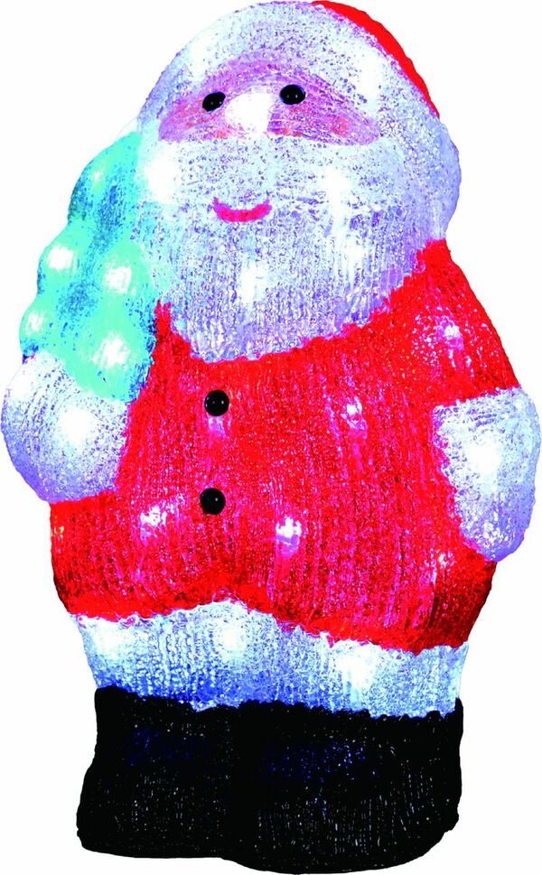 Bild 1 von TrendLine Acrylfigur Weihnachtsmann 40 LED kaltweiß