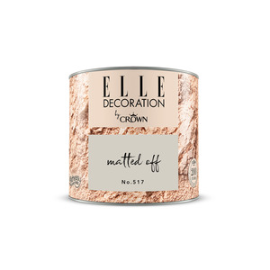 ELLE Decoration by Crown Premium Wandfarbe 'Matted Off No. 517' 125 ml