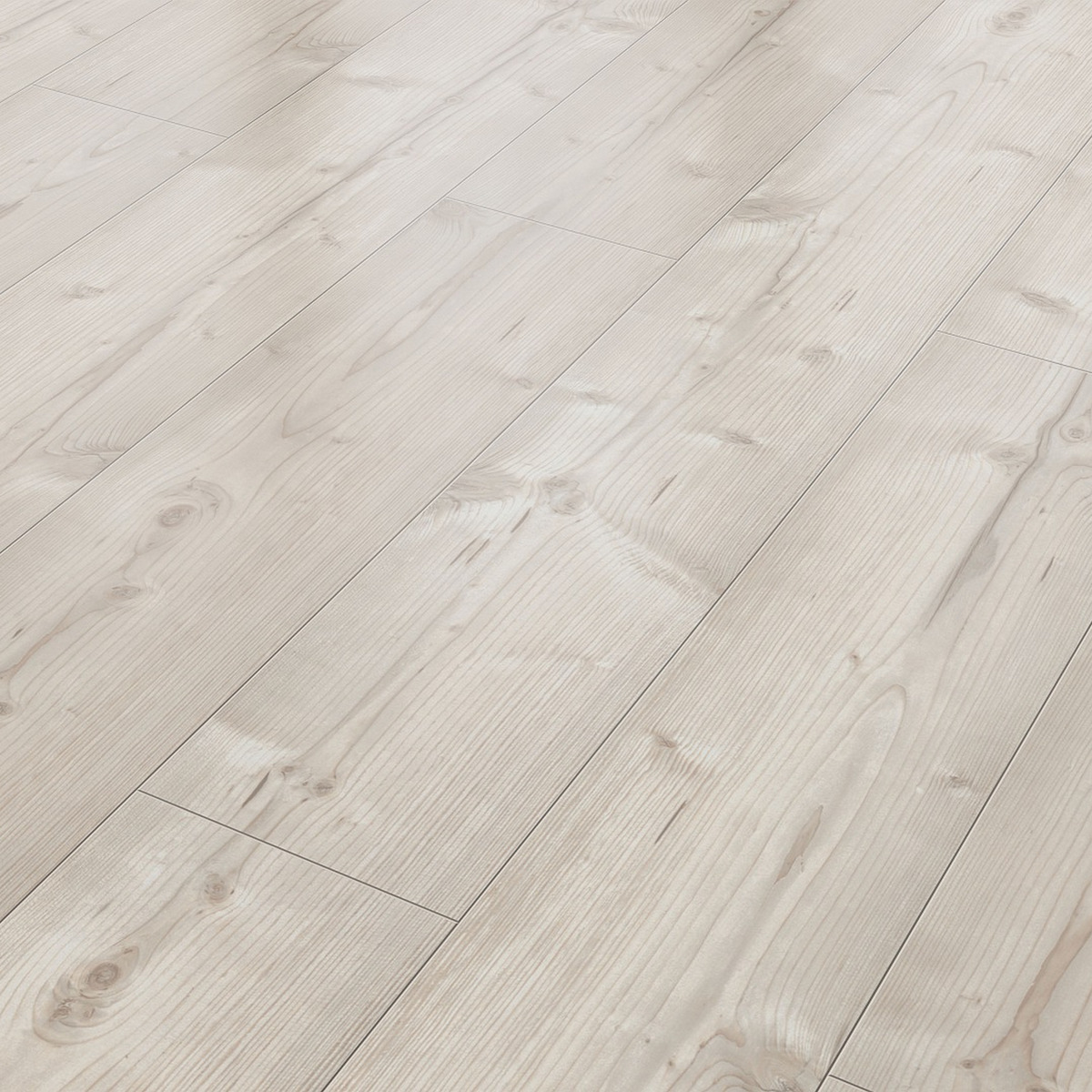 Bild 1 von Laminat 'Neutral' Pinie weiß 8 mm