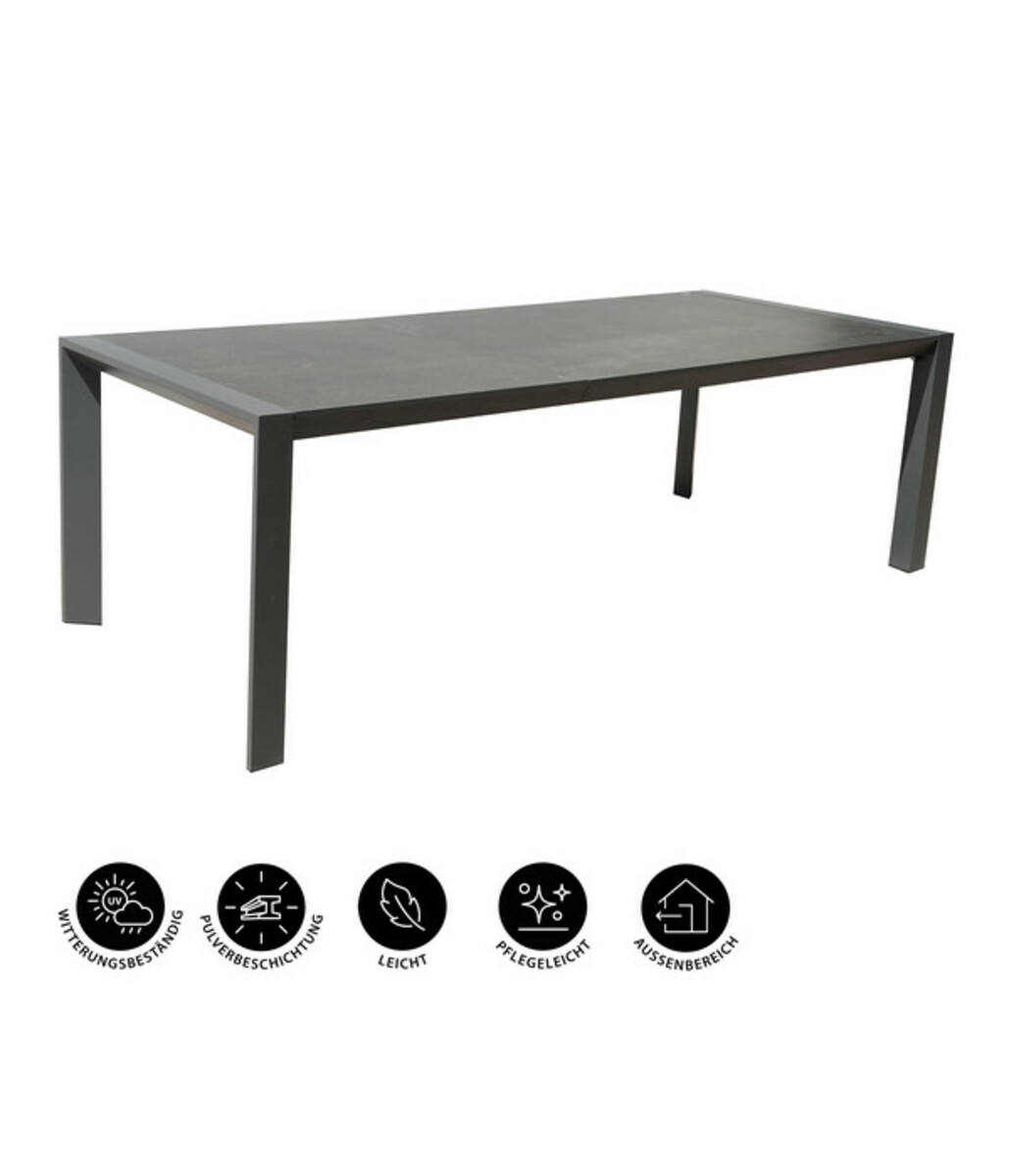Bild 2 von Dehner Ausziehtisch Cleveland, ca. B160-240/H76/T101 cm
