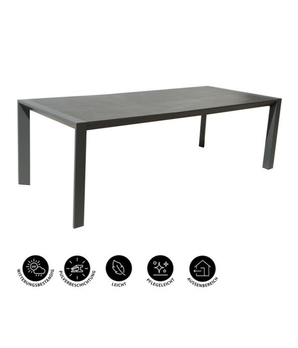 Bild 2 von Dehner Ausziehtisch Cleveland, ca. B160-240/H76/T101 cm