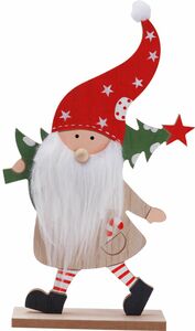 TrendLine Dekofigur Weihnachtsmann 19 x 5 x 31,5 cm