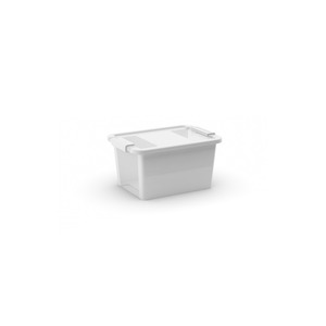 KIS Aufbewahrungsbox 'BI Box S' weiß / transparent 11 l 36,5 x 26 x 19 cm