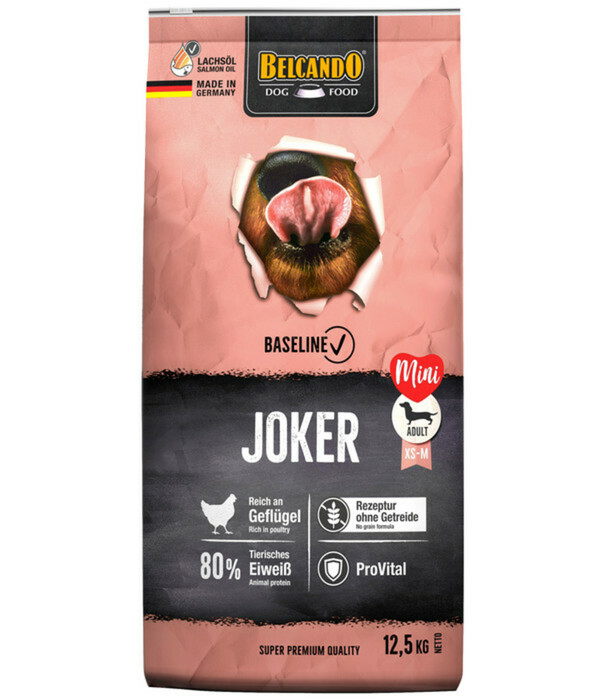 Bild 1 von BELCANDO® Trockenfutter für Hunde Baseline Joker, Mini, Adult, Geflügel, 12,5 kg