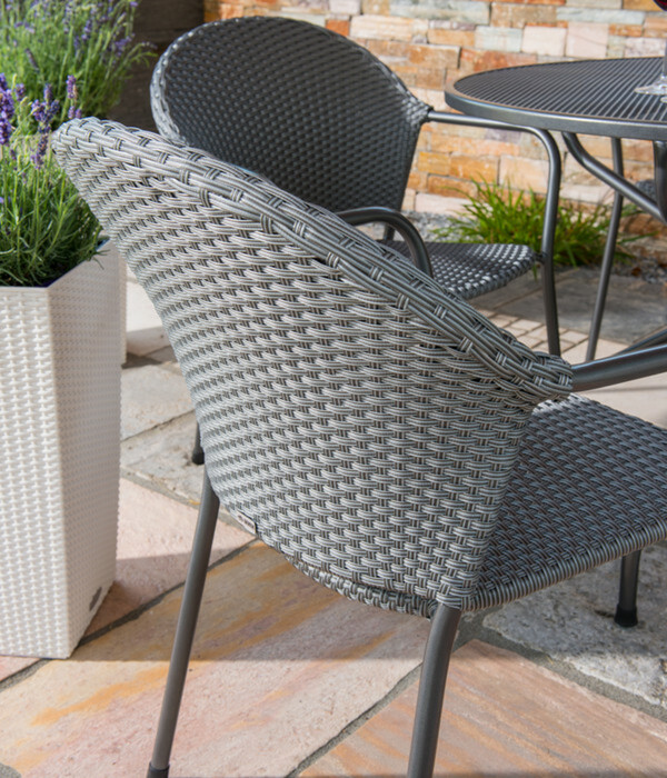 Bild 2 von MWH Gartenstuhl Cesao, grau