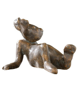 Rottenecker Bronze-Hase Mikkel, 12 x 18 x 12 cm