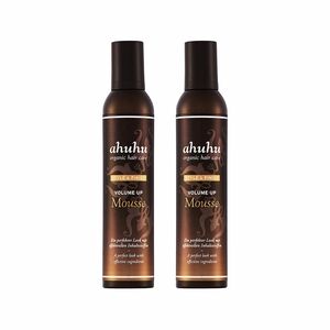 ahuhu organic hair care Volume up Mousse Volumenschaum 2x 300ml