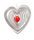 Bild 1 von Windspiel Herzy mit roter Kugel