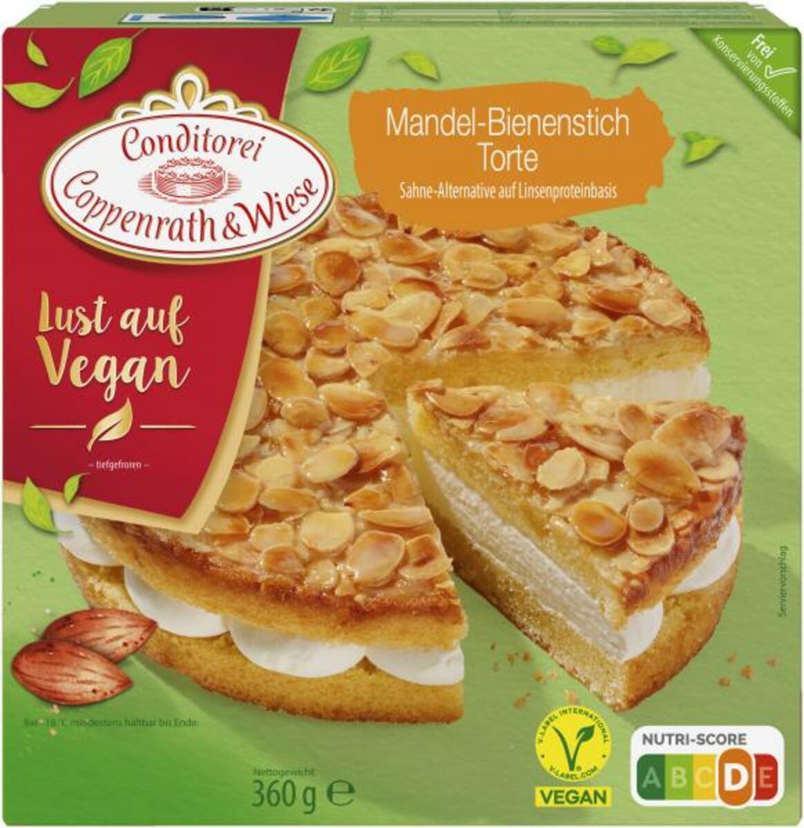 Bild 1 von Coppenrath & Wiese Lust auf Vegan Mandel-Bienenstich Torte