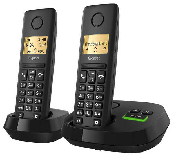 Bild 1 von GIGASET DECT-Duo-Telefon mit AB »PURE 100A«