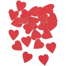 Bild 1 von Rico Design Streu Herzen rot-weiße Punkte 12 Stück