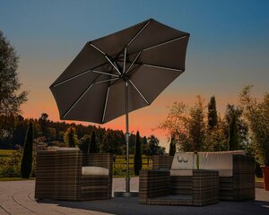 Schneider Schirme Sonnenschirm »Blacklight it«, LxB: 270x256 cm, ohne Schirmständer