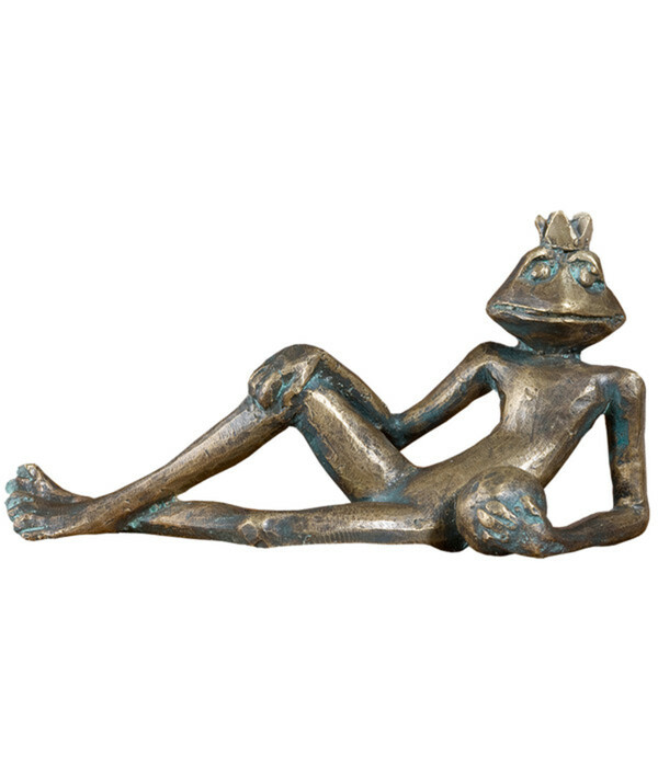 Bild 1 von Rottenecker Bronze-Froschkönig Eugen, 15,5 x 5,5 x 7,5 cm
