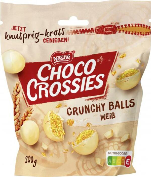 Bild 1 von Nestlé Choco Crossies Crunchy Balls weiß