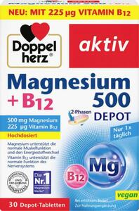 Doppelherz aktiv Magnesium 500 + B12
