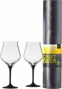 Eisch Bierglas »Craft Beer Kelch«, Kristallglas, bleifrei, 435 ml, 2-teilig