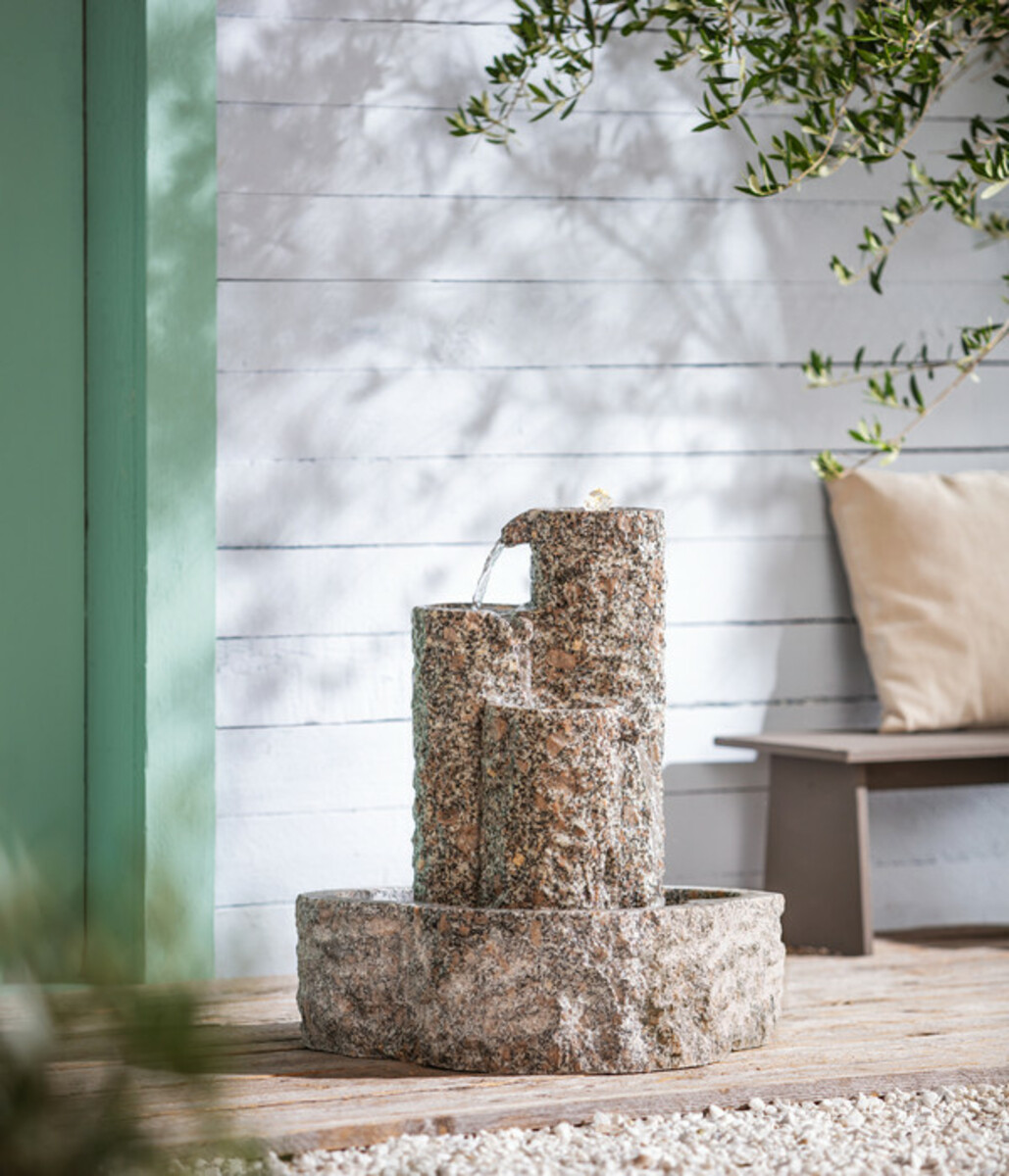 Bild 4 von Dehner Granit-Gartenbrunnen Heidelberg, ca. B50/H55/T50 cm