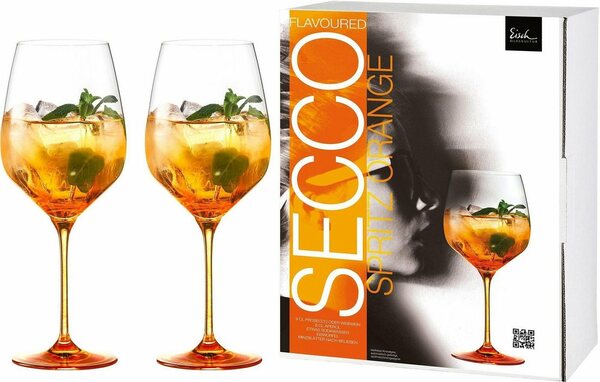 Bild 1 von Eisch Aperitifglas »Secco Flavoured Spritz Orange«, Kristallglas, Bleifrei, 2-teilig