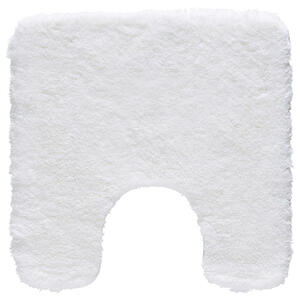 Kleine Wolke WC-VORLEGER Weiß 55/55 cm , Relax 5405 115 129 , Textil , Uni , 55x55 cm , für Fußbodenheizung geeignet, rutschhemmend , 003342094132