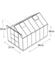 Bild 4 von Vitavia Gewächshaus Phönix 9900, ESG/NSG, inkl. Fundament