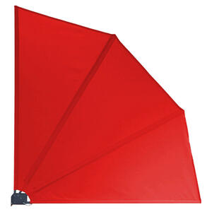 Grasekamp Balkonfächer Rot Polyester-mischgewebe B/l: Ca. 120x120 Cm