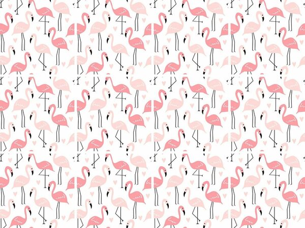 Bild 1 von queence Fliesenaufkleber »Flamingos«