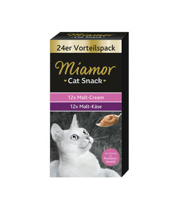 Miamor Katzensnack Malt-Cream Vorteilspack, 24 x 15g