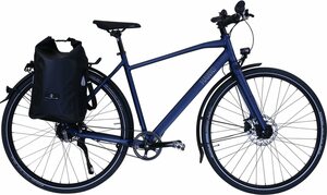 HAWK Bikes Trekkingrad »HAWK Trekking Gent Super Deluxe Plus Ocean Blue«, 8 Gang Shimano Nexus Schaltwerk