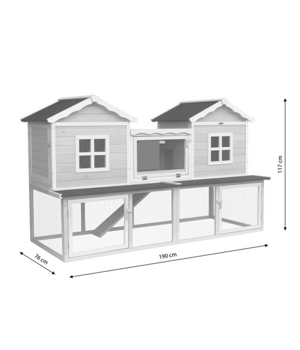 Bild 4 von Dehner Nagerheim Happy Home Refugio, ca. B190/H117/T76 cm