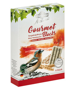 Dehner Natura Premium Wildvogelfutter Gourmet Blocks mit Hirse