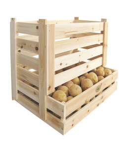 Habau Kartoffel und Obstkiste, 58 x 38 x 42 cm