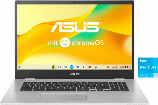 Bild 1 von Asus CX1 CX1700CKA-BX0115 Chromebook (43,9 cm/17,3 Zoll, Intel Pentium Silber N6000, UHD Graphics)