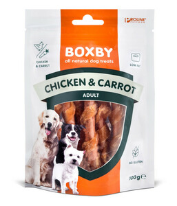Boxby Chicken & Carrot, Hundesnack, 100 g