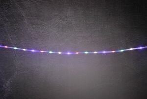 TrendLine LED Lichterschlauch Mini 200 LED bunt, für den Innen- und Außenbereich