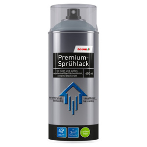 toom Premium-Sprühlack RAL 7001 'Silbergrau' seidenmatt 400 ml