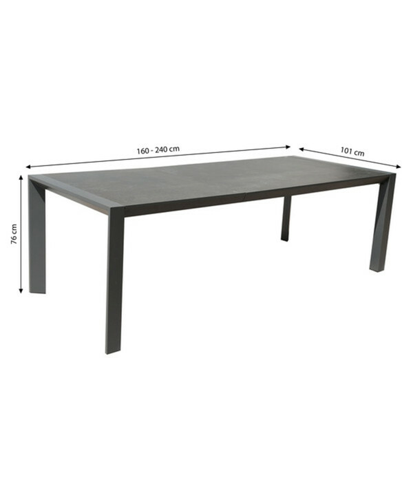 Bild 4 von Dehner Ausziehtisch Cleveland, ca. B160-240/H76/T101 cm