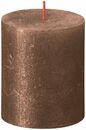 Bild 1 von Bolsius Stumpenkerze Rustik Shimmer Kupfer 8 cm
