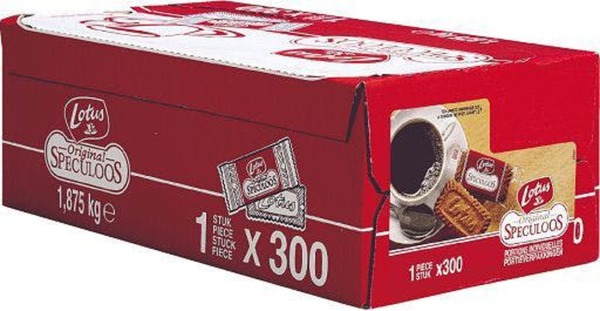 Bild 1 von Lotus Karamellgebäck Original Biscoff 300 Portionen x 6.25 g (1.87 kg)