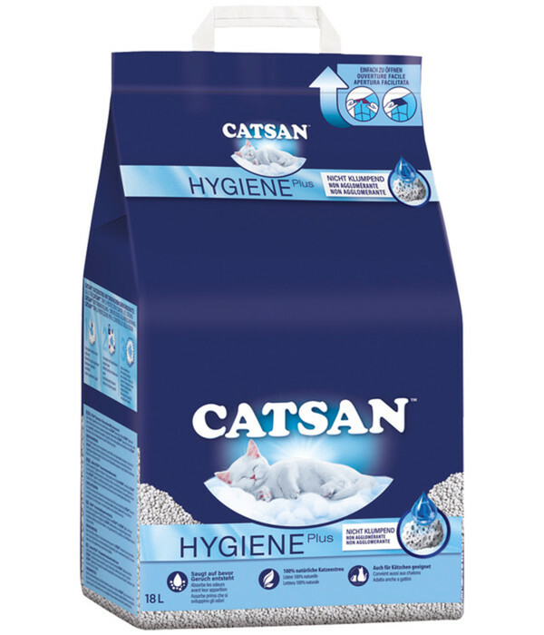 Bild 1 von CATSAN™ Katzenstreu Hygiene Plus 18 l