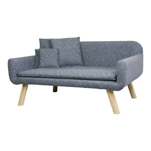 Sofa Cora grau 57x103x50