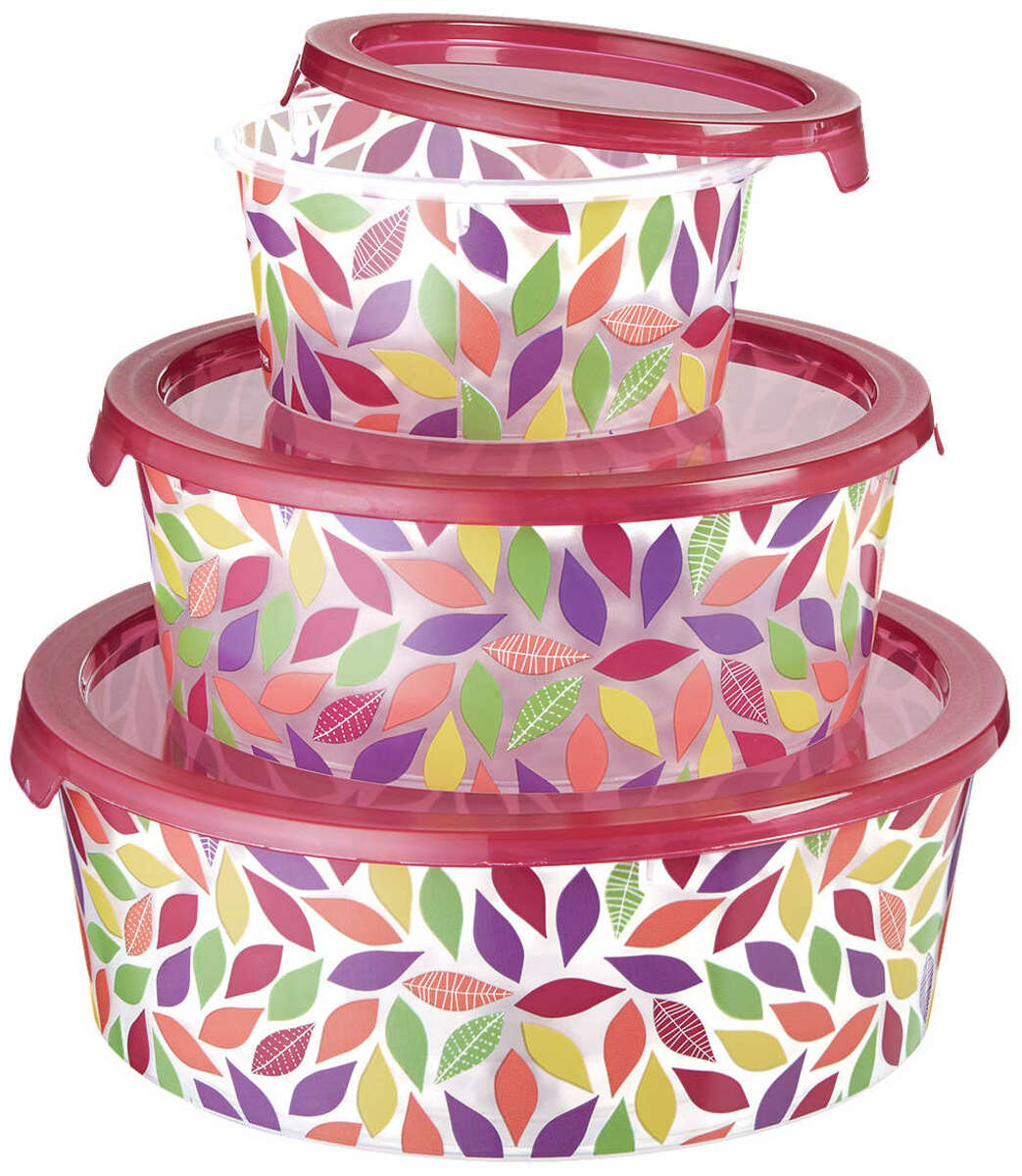 Bild 1 von CURVER Frischhaltedosen-Set rund »Deco Chef«