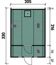 Bild 2 von Finnhaus Saunafass Basic 330 Bausatz