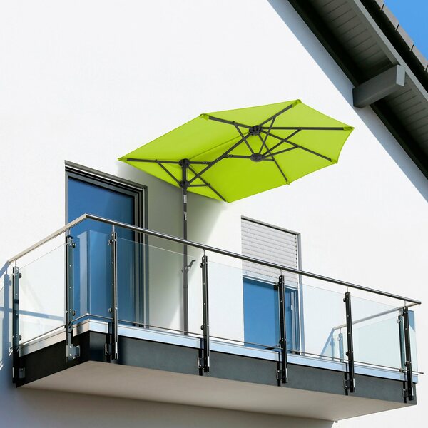 Bild 1 von Schneider Schirme Balkonschirm »Salerno mezza«, LxB: 150x150 cm, mit Schutzhülle, ohne Schirmständer