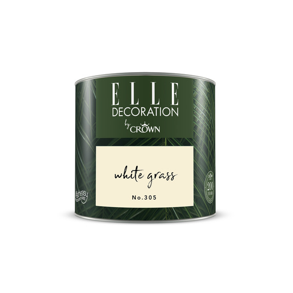 Bild 1 von ELLE Decoration by Crown Premium Wandfarbe 'White Grass No. 305' 125 ml