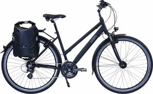 HAWK Bikes Trekkingrad »HAWK Trekking Lady Premium Plus Black«, 24 Gang Shimano Altus Schaltwerk