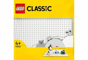LEGO® Konstruktionsspielsteine »Weiße Bauplatte (11026), LEGO® Classic«, (1 St), Made in Europe