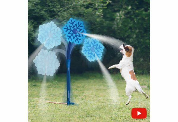Bild 1 von CoolPets Wasserspielzeug »Wassersprüher Coolpets - Hundespielzeug Sprinkler«, Kunststoff, (1-tlg) Benötigt Wasseranschluss (Gartenschlauch)